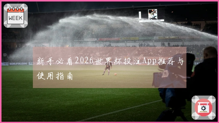 新手必看2026世界杯投注App推荐与使用指南